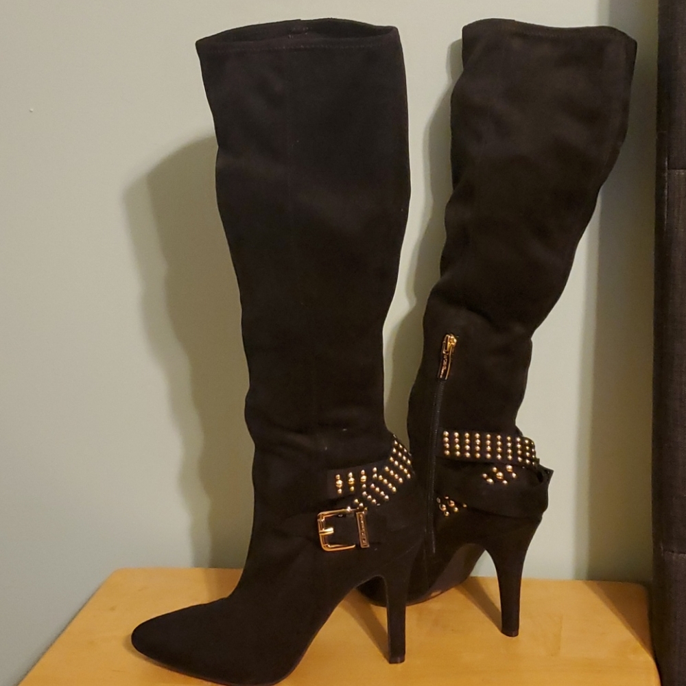 Bcbgeneration Black Suede Boots - image 3
